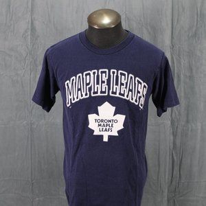 Toronto Maple Leafs Shirt (VTG) - Block SCript and Logo - Men's Medium